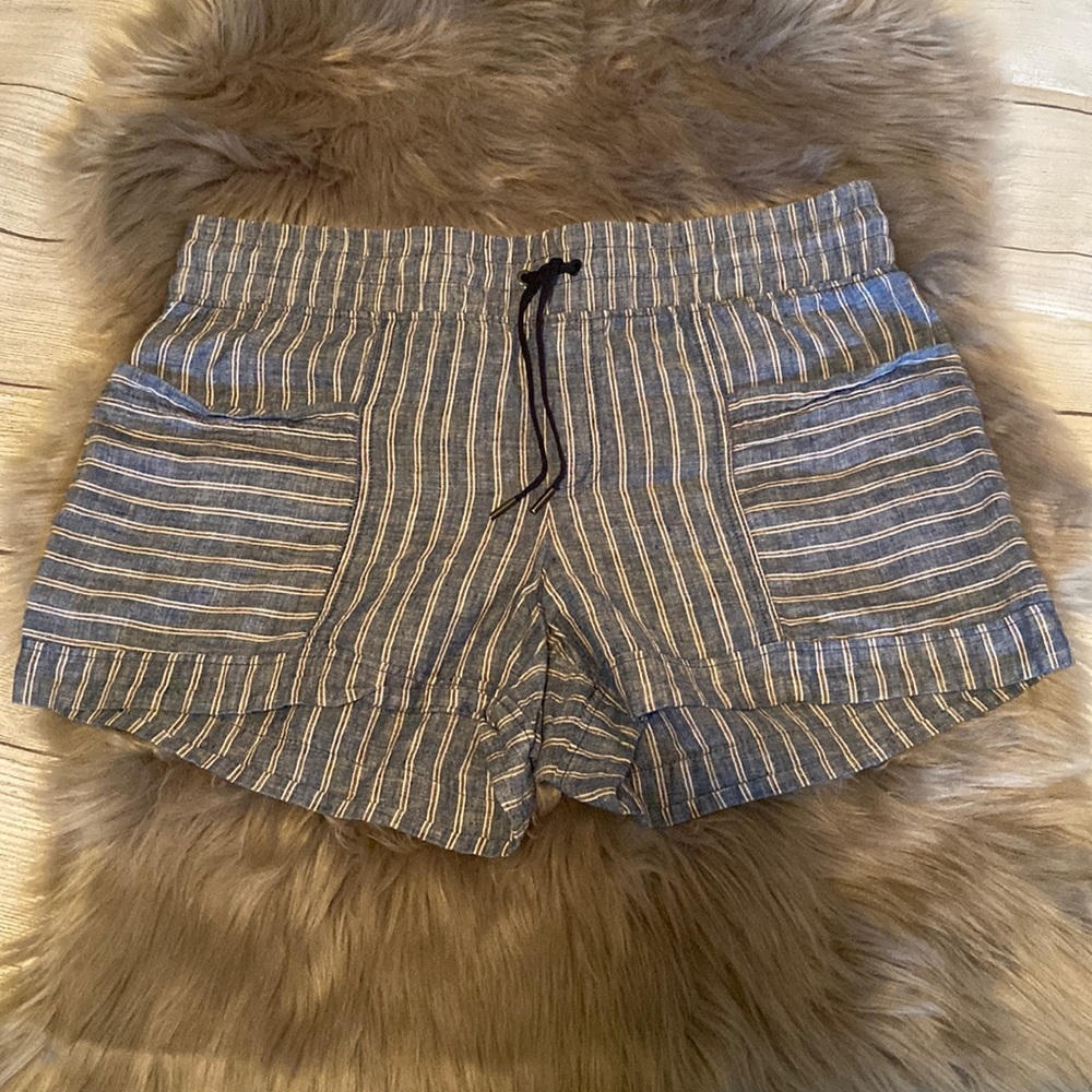 Athleta Cabo Linen Shorts 14